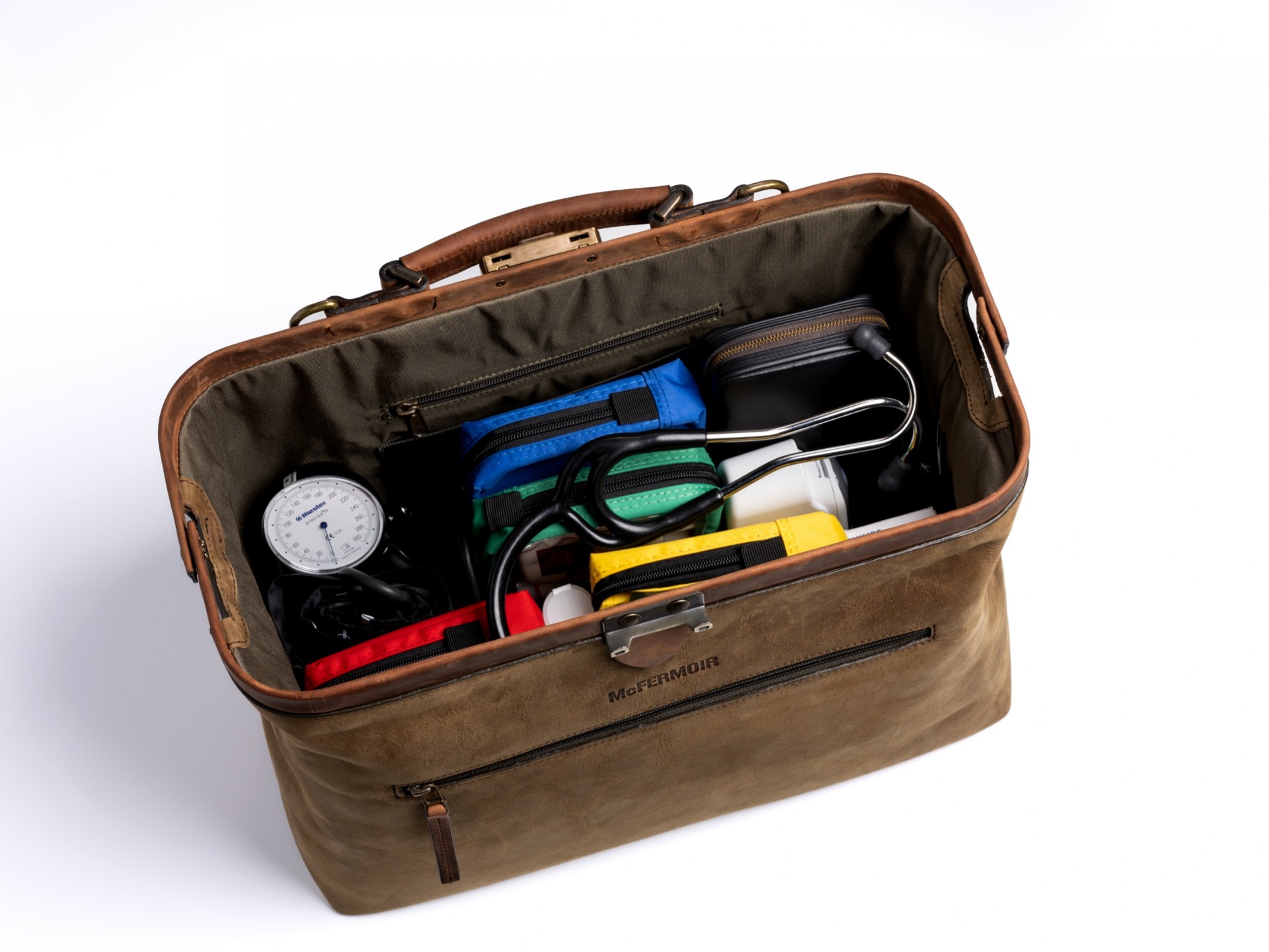 McFermoir Doctor's Bag A4 Wout 763016 Brown with Ranger - Image 9