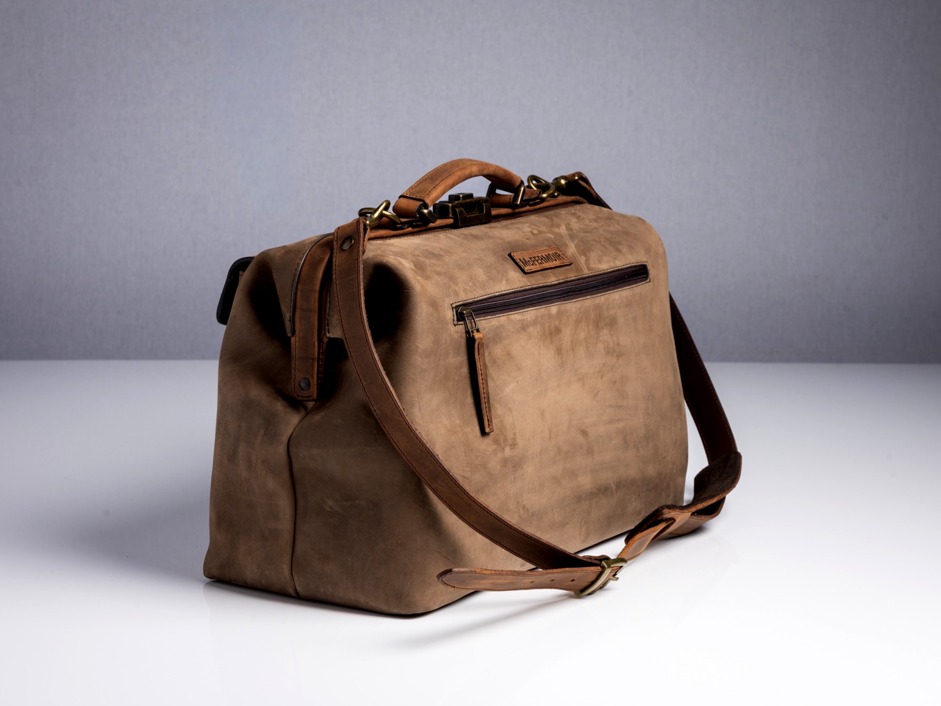 McFermoir Doctor's Bag A4 Wout 763016 Brown with Ranger - Image 8