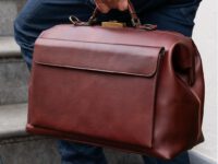 McFermoir doctor's bag A4 Wout T3016 matte brown