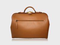 McFermoir doctor's bag FA3016 Fashion A4 Camel with extra shoulder strap