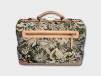 McFermoir doctor's bag A4 Gobelin with leather trim