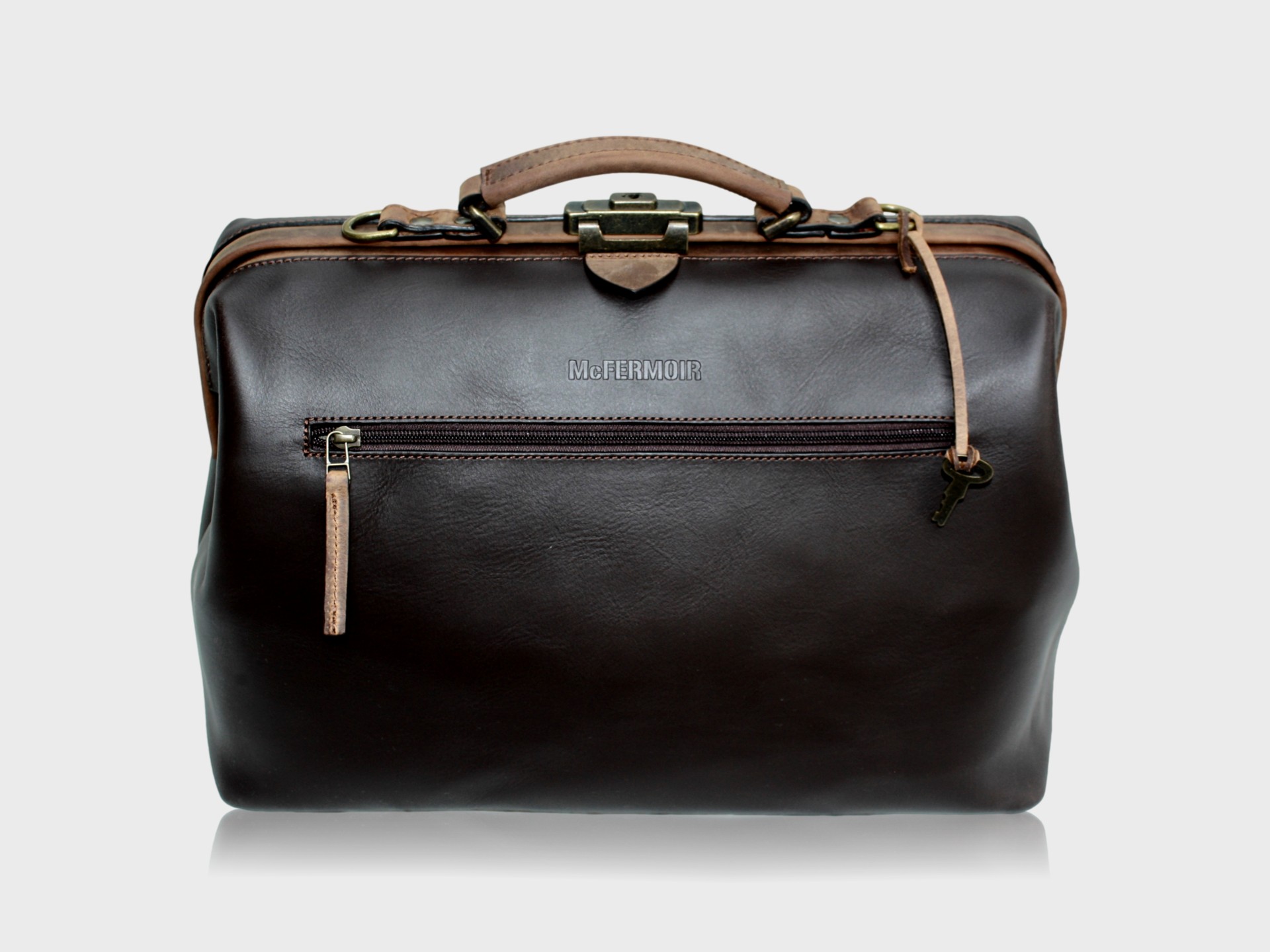 McFermoir Doctor's Bag A4 Wout 133014-73 Dark Brown with Ranger - Image 31