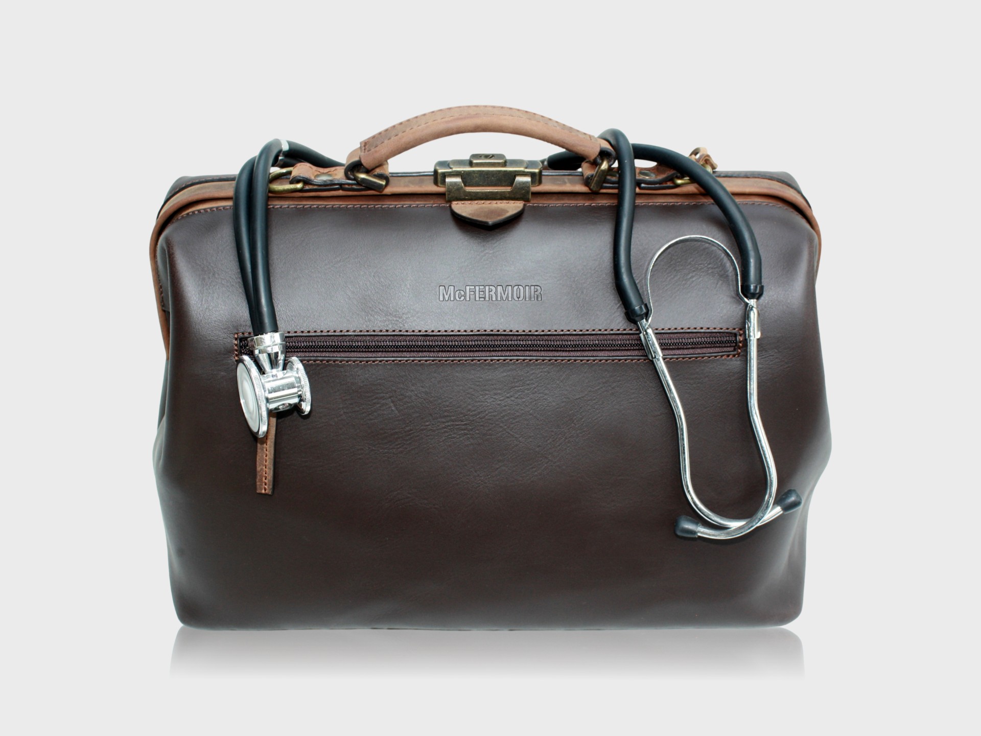 McFermoir Doctor's Bag A4 Wout 133014-73 Dark Brown with Ranger - Image 32