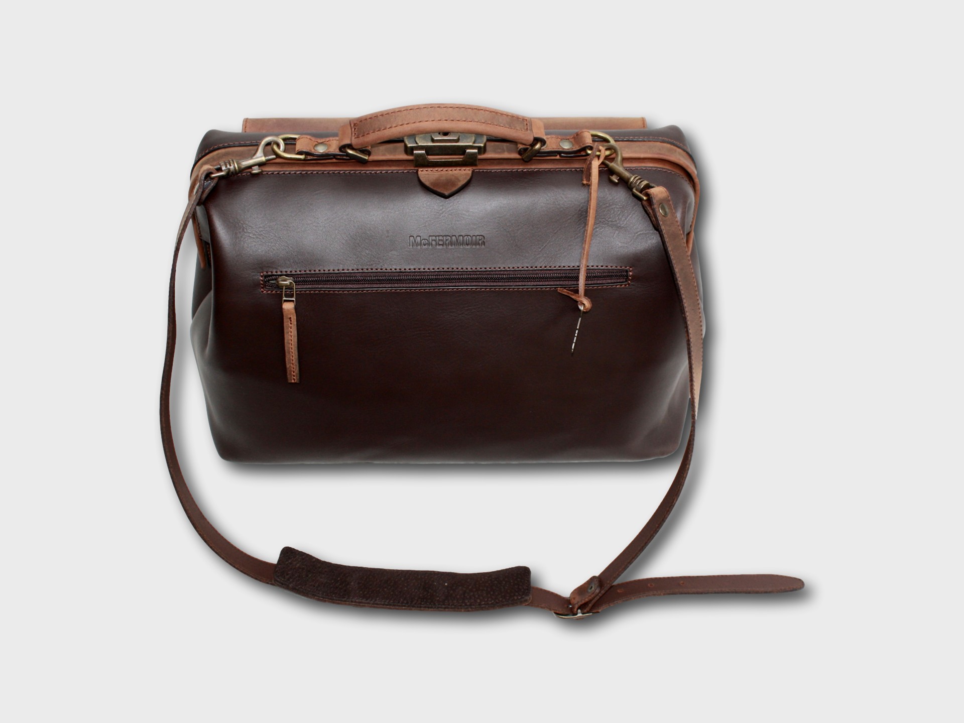 McFermoir Doctor's Bag A4 Wout 133014-73 Dark Brown with Ranger - Image 18