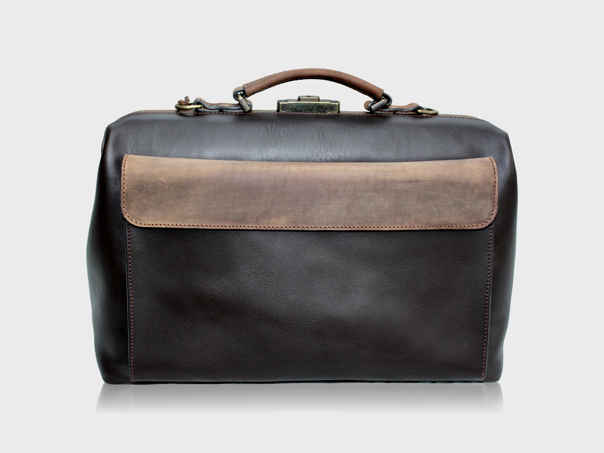 McFermoir Doctor's Bag A4 Wout 133014-73 Dark Brown with Ranger - Image 15