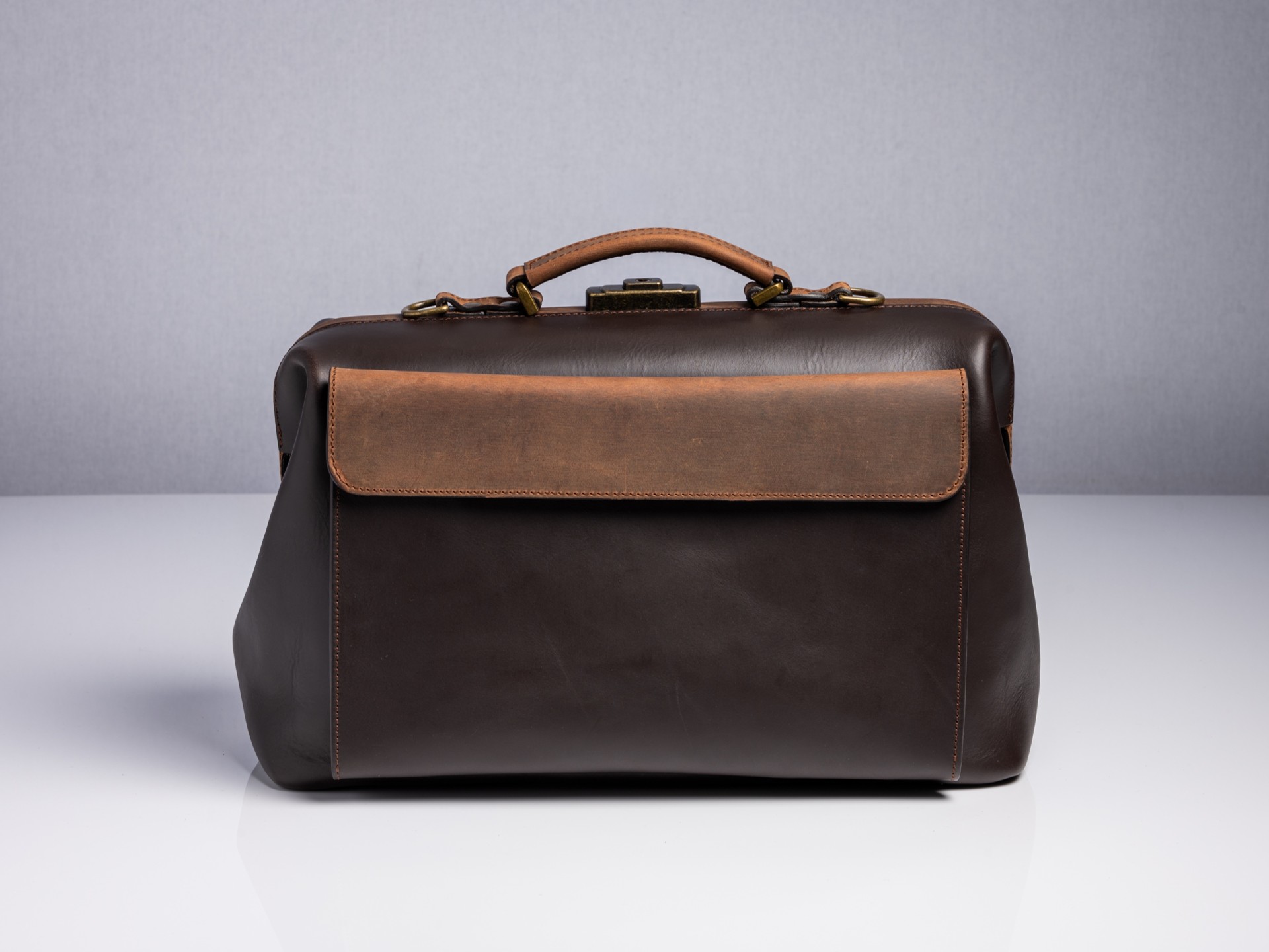 McFermoir Doctor's Bag A4 Wout 133014-73 Dark Brown with Ranger - Image 6