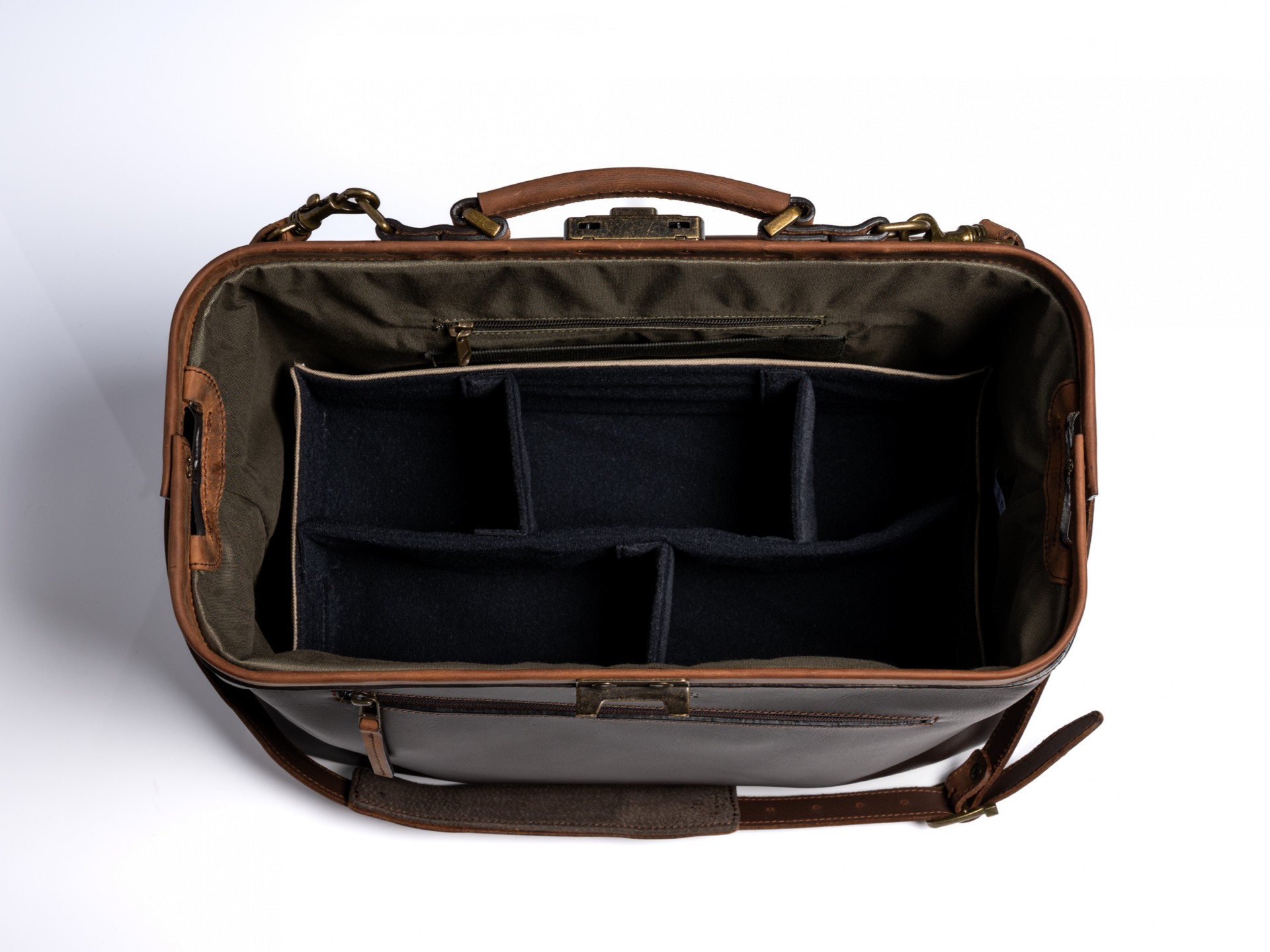 McFermoir Doctor's Bag A4 Wout 133014-73 Dark Brown with Ranger - Image 10