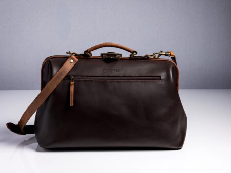 McFermoir Doctor's Bag A4 Wout 133014-73 Dark Brown with Ranger