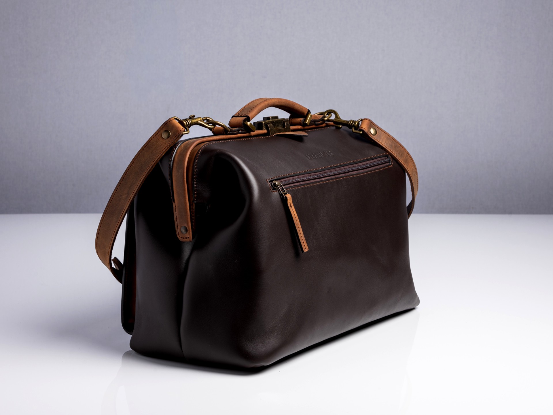 McFermoir Doctor's Bag A4 Wout 133014-73 Dark Brown with Ranger - Image 11