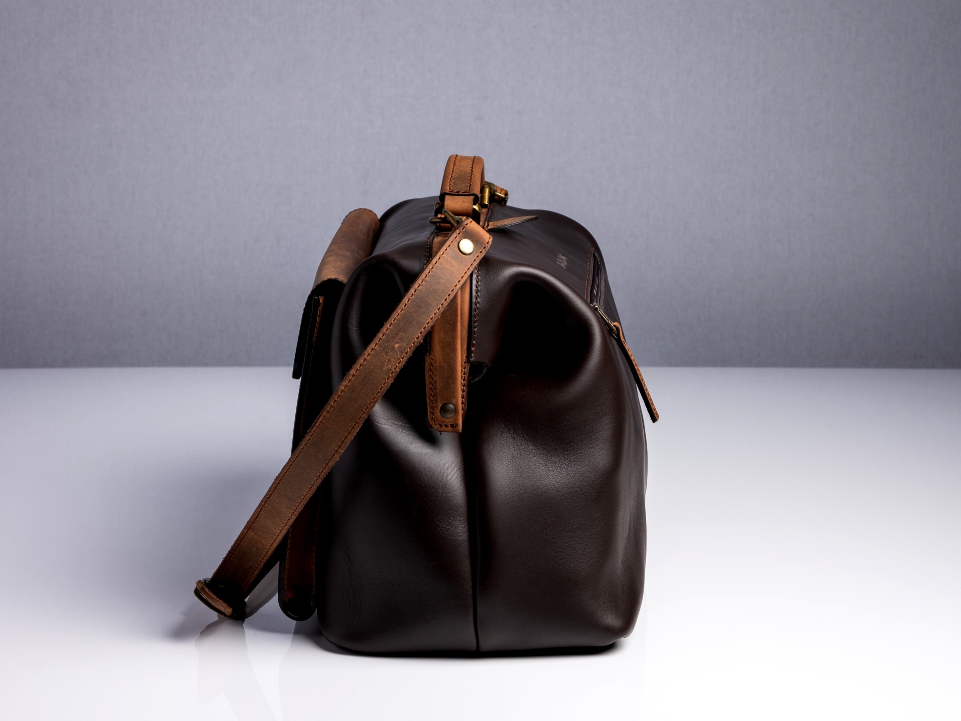 McFermoir Doctor's Bag A4 Wout 133014-73 Dark Brown with Ranger - Image 4