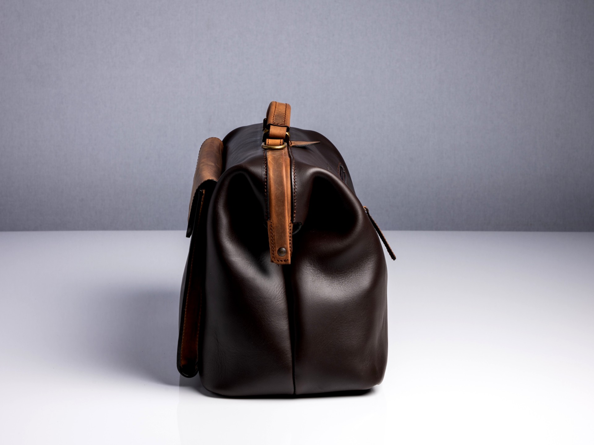 McFermoir Doctor's Bag A4 Wout 133014-73 Dark Brown with Ranger - Image 3