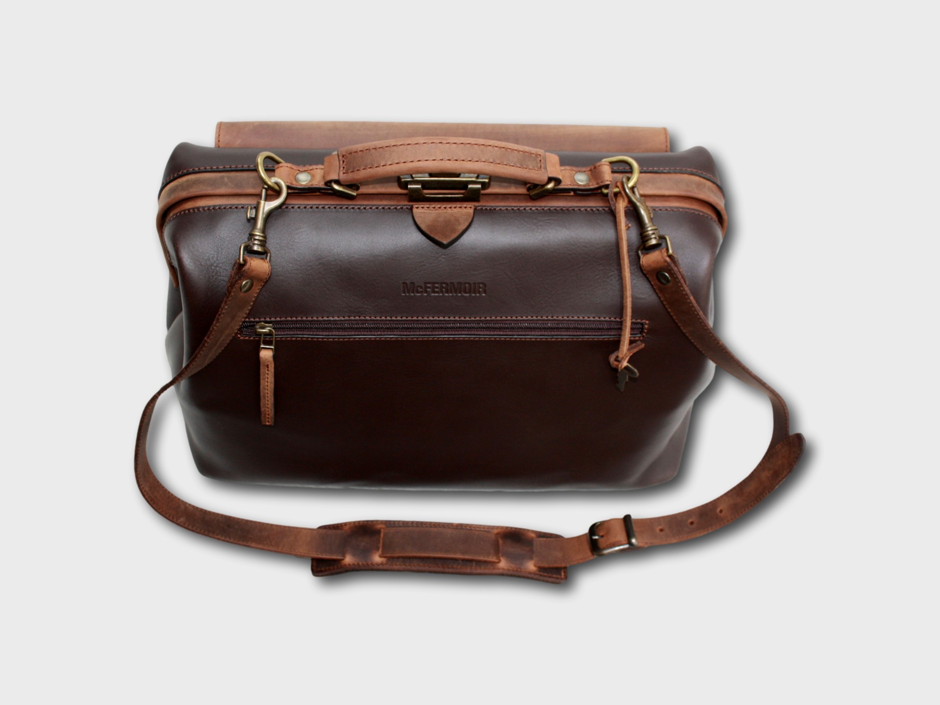 McFermoir Doctor's Bag A4 Wout 133014-73 Dark Brown with Ranger - Image 20