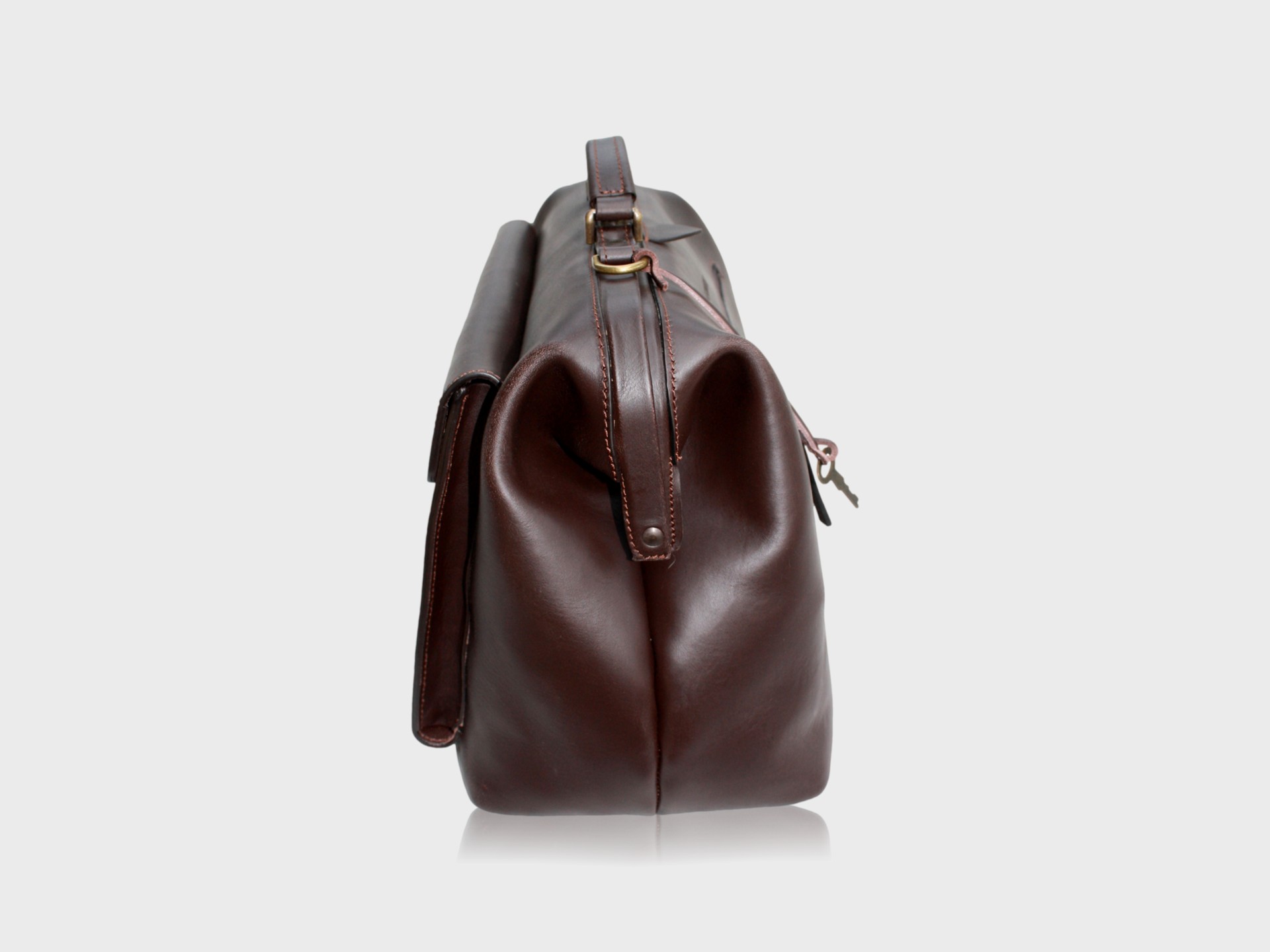 McFermoir Doctor's Bag A4 Wout 133014 Dark Brown - Image 12