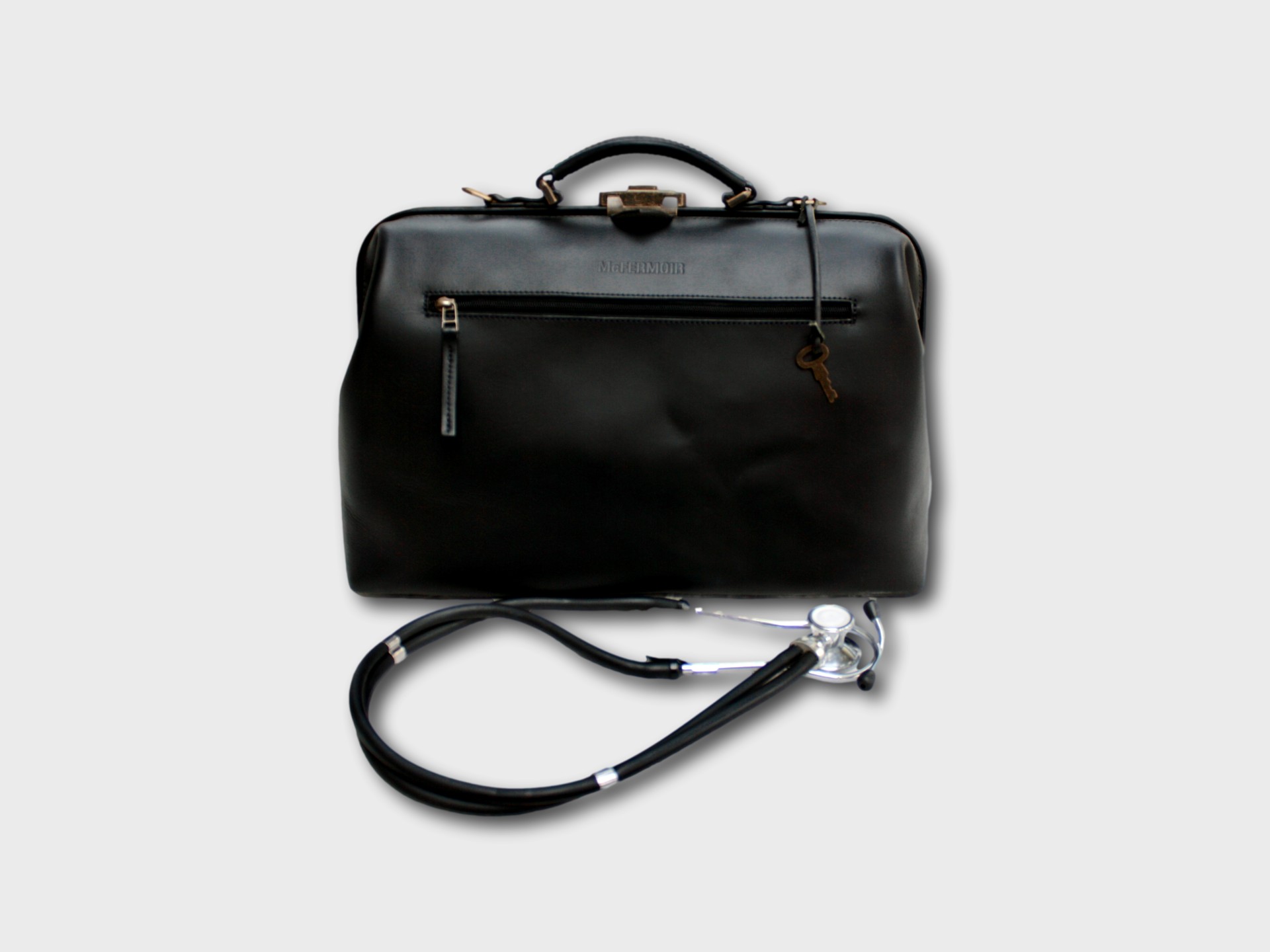 McFermoir Doctor's Bag A4 Wout 113014 Black - Image 10