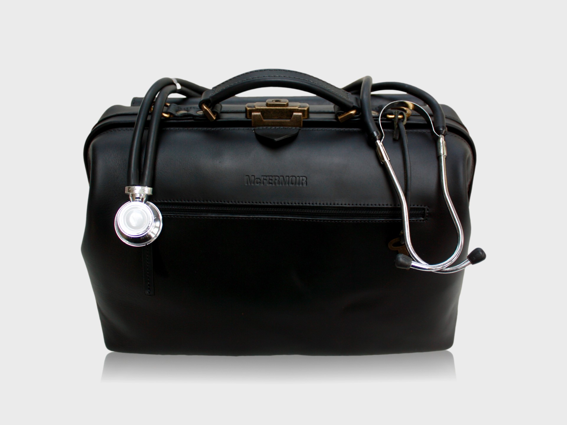 McFermoir Doctor's Bag A4 Wout 113014 Black - Image 14