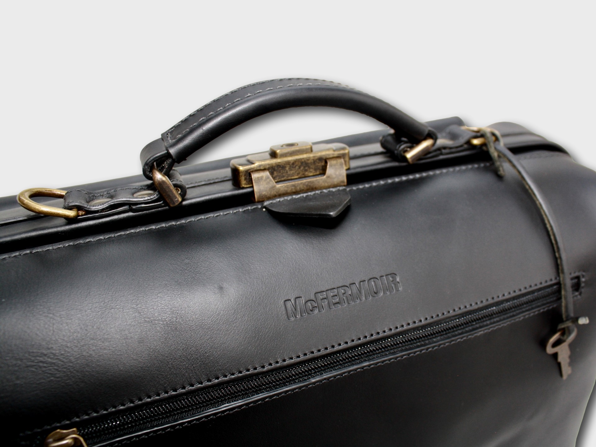 McFermoir Doctor's Bag A4 Wout 113014 Black - Image 15