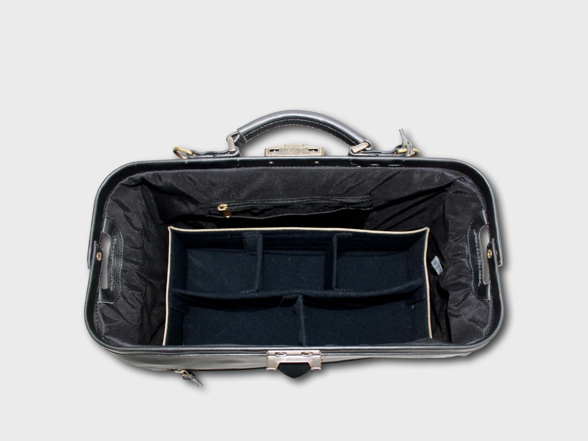 McFermoir Doctor's Bag A4 Wout 113014 Black - Image 17