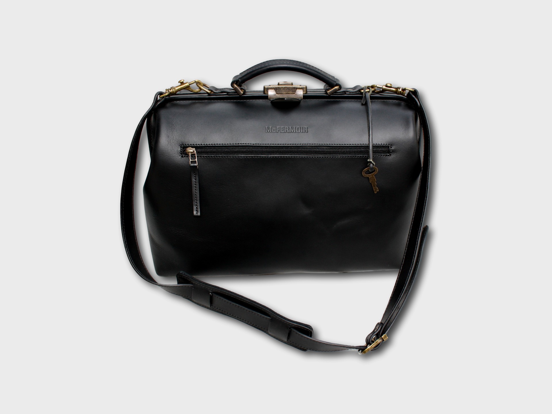 McFermoir Doctor's Bag A4 Wout 113014 Black - Image 9