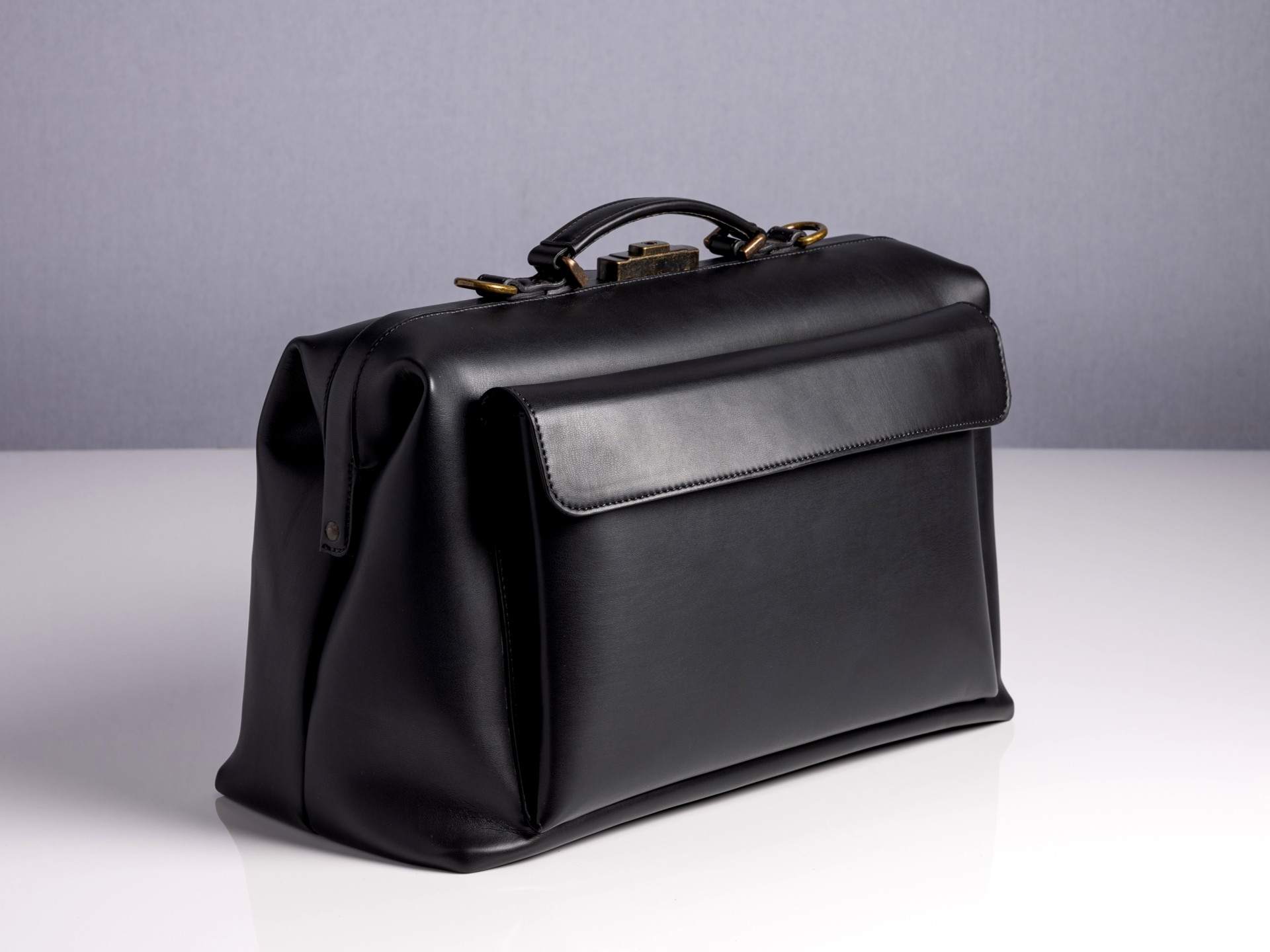 McFermoir Doctor's Bag A4 Wout 113014 Black - Image 3