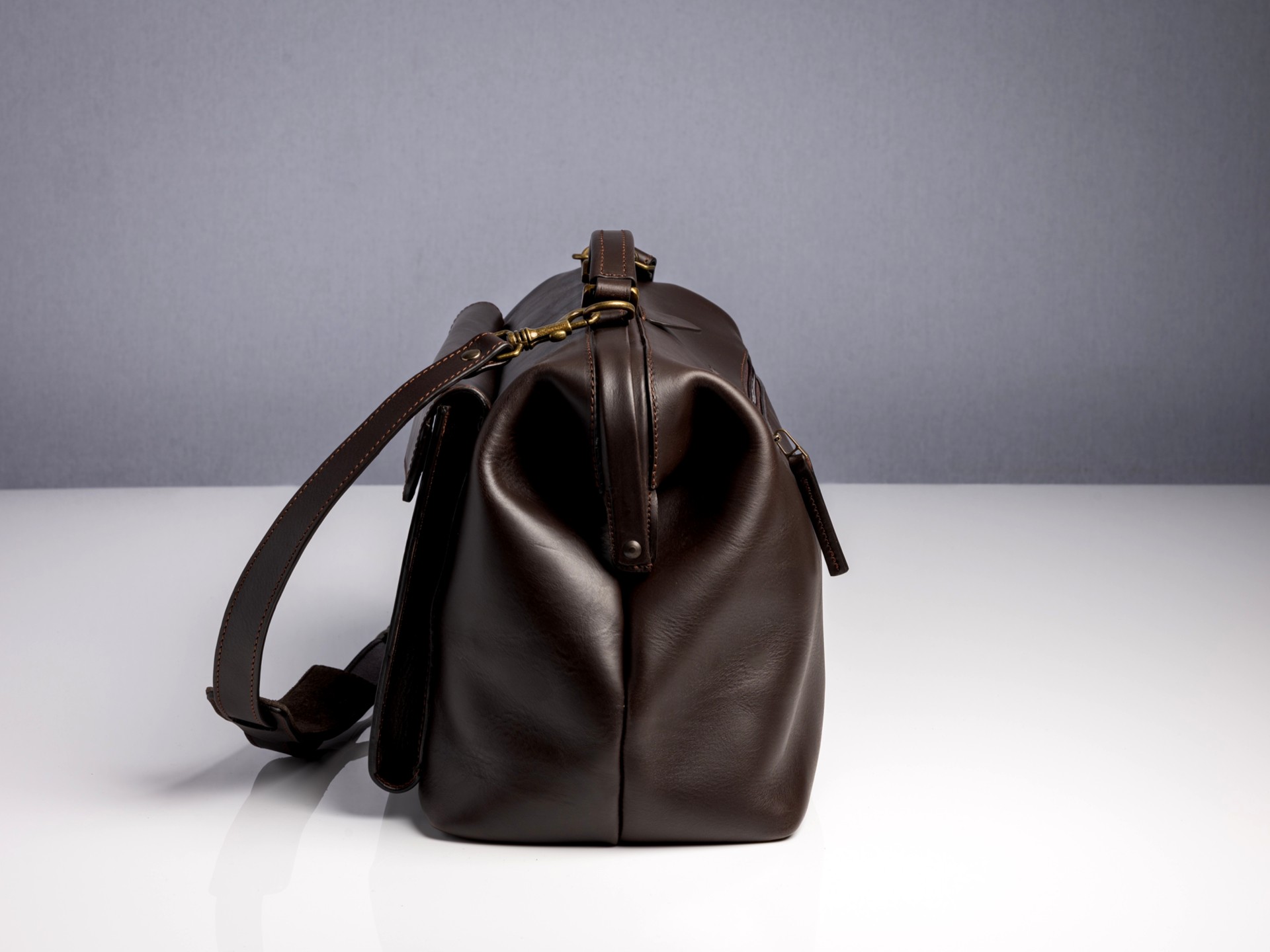 McFermoir Doctor's Bag A4 Wout 133014 Dark Brown - Image 3